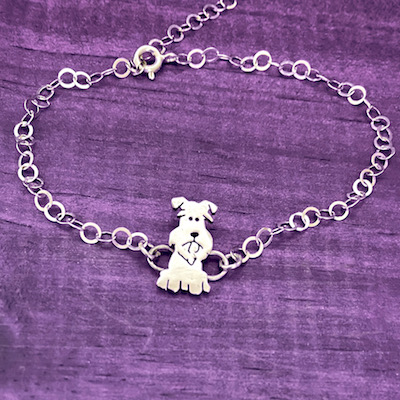 MPM122 Pulsera cadena Schnauzer 1