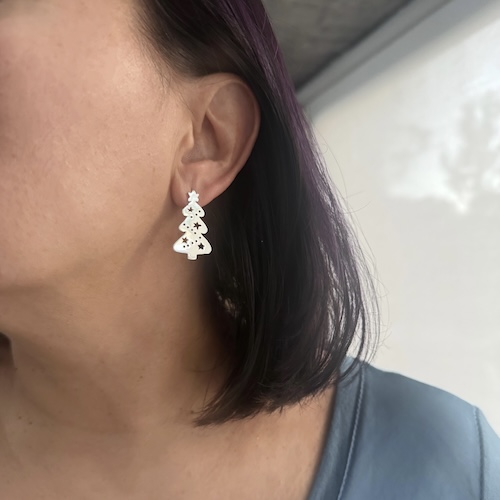 BGA014 Aretes árbol de navidad 1