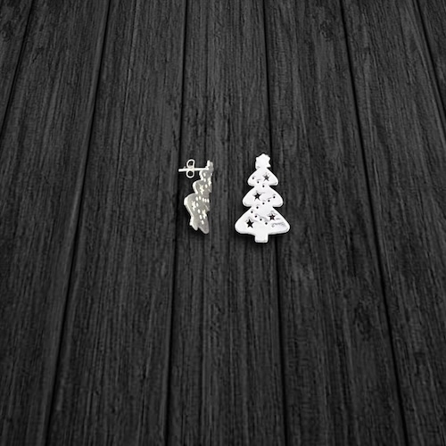 BGA014 Aretes árbol de navidad 3